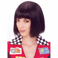Glitzy Glamour Bob Black Adult Costume Wig One Size