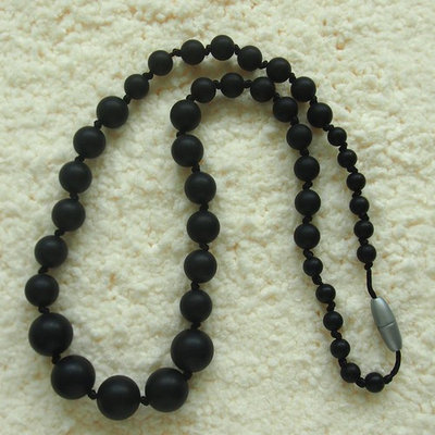 Silicone Nursing Teething Necklace Chewbeads Toy for Mom and Bracelet for Baby