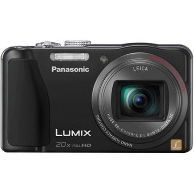 Panasonic Lumix DMC-ZS20 14MP Black Digital Camera