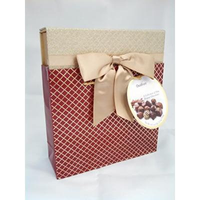 Gudrun Belgian Chocolate Box Bag Assorted Chocolates (18.34 Oz) (1.14 Lbs) (1 Box) (Red & Gold)