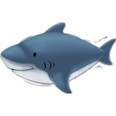 Puzzled Bath Buddy Shark Water Squirter