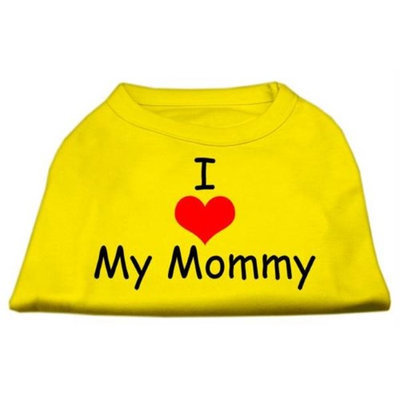 Ahi I Love My Mommy Screen Print Shirts Yellow Med (12)