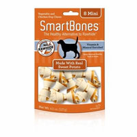 SmartBones Chicken & Vegetable Chews Mini Sweet Potato Dog Treats, 8 Ct