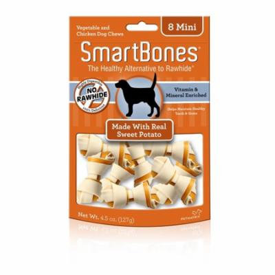 SmartBones Chicken & Vegetable Chews Mini Sweet Potato Dog Treats, 8 Ct