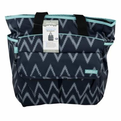 iPack Baby Diaper Bag Tote With Changing Pad Black, 1.0 CT