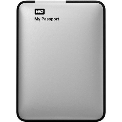 Western Digital Passport 1TB Portable Hard Drive - Silver