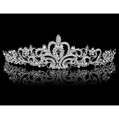 Angel Isabella Quality Sparkle Bridal Wedding Rhinestone Tiara Hairpiece Crown