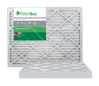 AFB Silver MERV 8 24x28x1 Pleated AC Furnace Air Filter. Filters. 100% produced in the USA. (Pack of 4)
