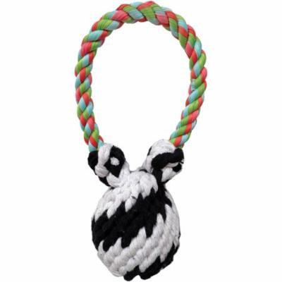Super Scooch Squeaker Bear Rope Tug Dog Toy, 8