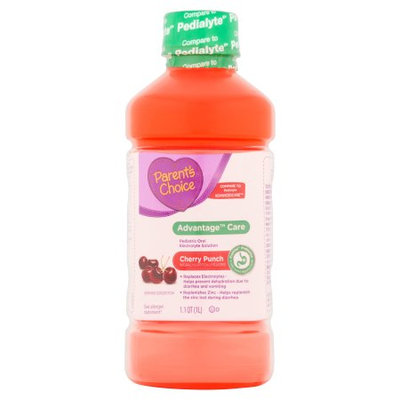 Parents Choice Parent's Choice(tm) Advantage(tm) Care Cherry Punch Pediatric Oral Electrolyte Solution, 1 l