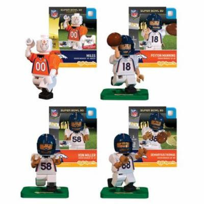 Denver Broncos Super Bowl 50 Champions NFL Oyo Set of 4