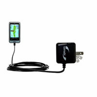 Gomadic Intelligent Compact AC Home Wall Charger suitable for the Golf Buddy PT4 - High output power with a convenient, foldable plug design - Uses Ti