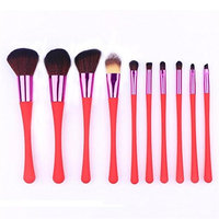 Makeup Brush Set,Putars 10PCS Professional Women Sexy Soft Material Cosmetic Makeup Brush Set For Perfect Application,For Eyebrow Eyeliner, Blush, Foundation, Contour and Blending Blue