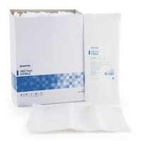 McKesson - Abdominal Pad McKesson NonWoven / Cellulose / Moisture Barrier 8 X 10 Inch Rectangle Sterile - 24/Box - McK