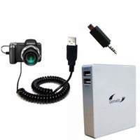 Gomadic High Capacity Rechargeable External Battery Pack suitable for the Olympus SP-810 UZ - Portable Charger with TipExchange Technology
