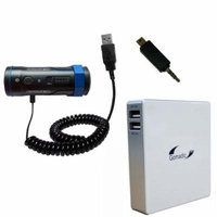 Gomadic High Capacity Rechargeable External Battery Pack suitable for the Ion Air Pro Plus / Air Pro 3 - Portable Charger with TipExchange Technology