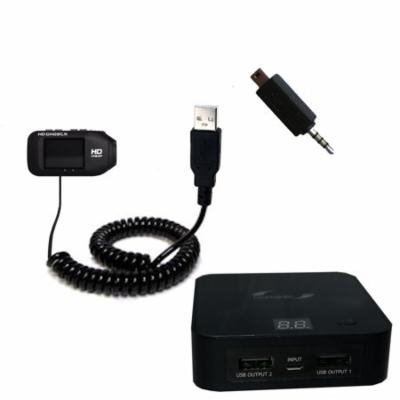 Gomadic High Capacity Rechargeable External Battery Pack suitable for the Drift HD / Ghost / 170 / 720 - Portable Charger with TipExchange Technology