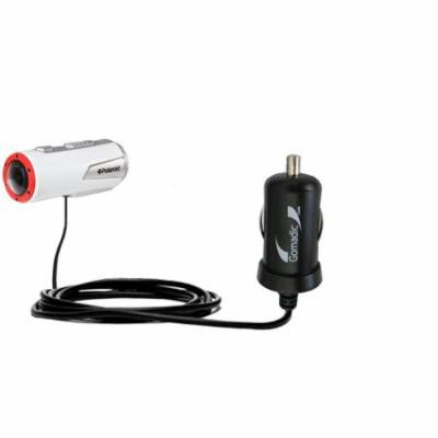Gomadic Intelligent Compact Car / Auto DC Charger suitable for the Polaroid XS100 - 2A / 10W power at half the size. Uses Gomadic TipExchange Technolo