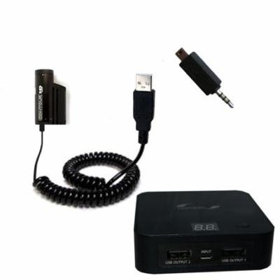 Gomadic High Capacity Rechargeable External Battery Pack suitable for the Contour HD / GPS / Plus / 2 / ROAM2 - Portable Charger with TipExchange Tech