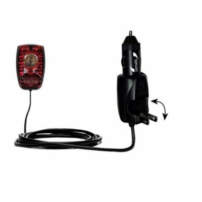 Intelligent Dual Purpose DC Vehicle and AC Home Wall Charger suitable for the Cygolite Hotshot - Two critical functions, one unique charger - Uses Gom