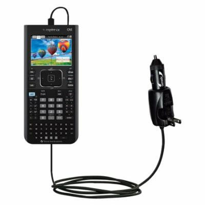 Intelligent Dual Purpose DC Vehicle and AC Home Wall Charger suitable for the Texas Instrument TI-NSPIRE TX - Two critical functions, one unique charg