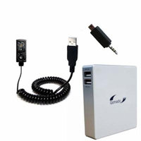 Gomadic High Capacity Rechargeable External Battery Pack suitable for the Sony Walkman S Series NWZ-S764 - Portable Charger with TipExchange Technolog