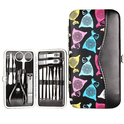 Manicure Pedicure Set Nail Clippers - 16 in 1 Stainless Steel Professional Pedicure Kit Nail Scissors Grooming Kit
