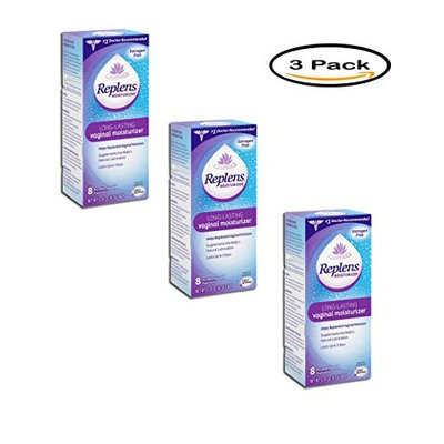 PACK OF 3 - Replens Feminine Moisturizer, 8ct