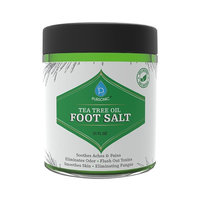 Pursonic Tea Tree Oil Foot Soak With Epsom Salt,Helps Soak Away Toenail Fungus, Athletes Foot & Stubborn Foot Odor – Softens Calluses & Soothes Sore Tired Feet, 21oz