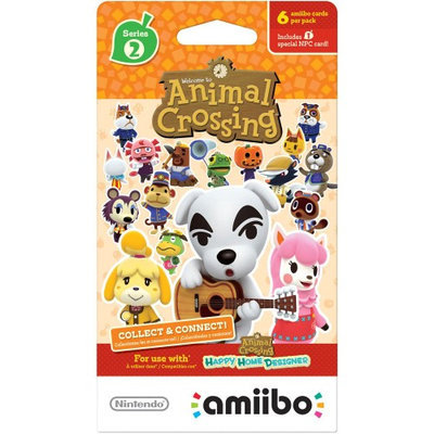 Nintendo NVLEMA6B ANIMALXING AMIIBO CARDS S2 6PK