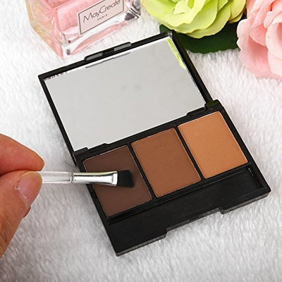 Fdrirect Eyebrow Powder With Brush Shadow Eye Brow Palette Makeup Natural Charms