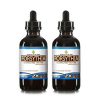 Secrets Of The Tribe Forsythia Tincture Alcohol-FREE Extract, Organic Forsythia (Lian Qiao, Forsythia Suspensa) Dried Fruit 2x4 oz