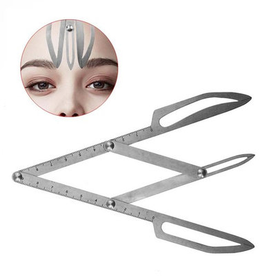 1 pcs Golden Ratio Measure Microblading Stainless Steel Ruler Permanent Makeup Eyebrow Tattoo Design Calipers Stencil Microblading Supplies