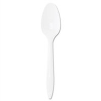 Imports Medium Weight Teaspoon White, Polypropylene | 1000/Case | PJP Marketplace
