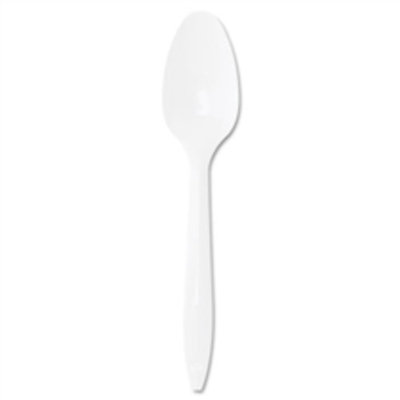 Imports Medium Weight Teaspoon White, Polypropylene | 1000/Case | PJP Marketplace