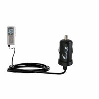 Gomadic Intelligent Compact Car / Auto DC Charger suitable for the Olympus DS-2500 - 2A / 10W power at half the size. Uses Gomadic TipExchange Technol