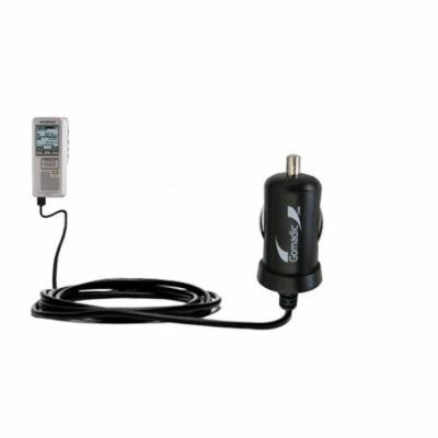 Gomadic Intelligent Compact Car / Auto DC Charger suitable for the Olympus DS-2500 - 2A / 10W power at half the size. Uses Gomadic TipExchange Technol