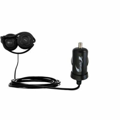 Gomadic Intelligent Compact Car / Auto DC Charger suitable for the NoiseHush N700m N780 NS400 - 2A / 10W power at half the size. Uses Gomadic TipExcha