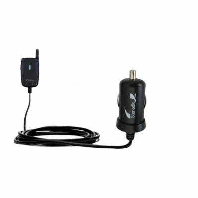 Gomadic Intelligent Compact Car / Auto DC Charger suitable for the UTStarcom CDM 120 - 2A / 10W power at half the size. Uses Gomadic TipExchange Techn
