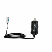 Gomadic Intelligent Compact Car / Auto DC Charger suitable for the Creative MuVo2 FM - 2A / 10W power at half the size. Uses Gomadic TipExchange Techn