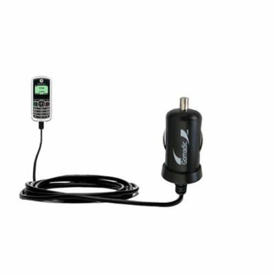 Gomadic Intelligent Compact Car / Auto DC Charger suitable for the Motorola C118 - 2A / 10W power at half the size. Uses Gomadic TipExchange Technolog