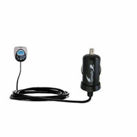 Gomadic Intelligent Compact Car / Auto DC Charger suitable for the Creative NOMAD Jukebox 2/3 - 2A / 10W power at half the size. Uses Gomadic TipExcha