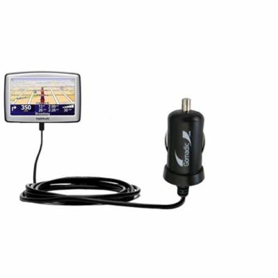Gomadic Intelligent Compact Car / Auto DC Charger suitable for the TomTom XL 335 S - 2A / 10W power at half the size. Uses Gomadic TipExchange Technol