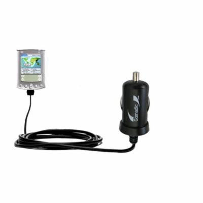 Gomadic Intelligent Compact Car / Auto DC Charger suitable for the Palm palm m500 - 2A / 10W power at half the size. Uses Gomadic TipExchange Technolo