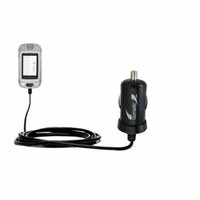 Gomadic Intelligent Compact Car / Auto DC Charger suitable for the T-Mobile Sidekick - 2A / 10W power at half the size. Uses Gomadic TipExchange Techn