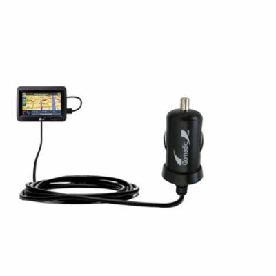 Gomadic Intelligent Compact Car / Auto DC Charger suitable for the LG LN790 - 2A / 10W power at half the size. Uses Gomadic TipExchange Technology