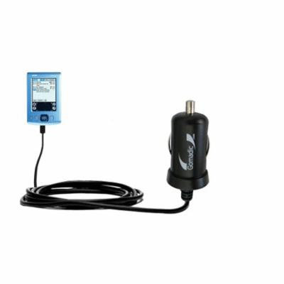 Gomadic Intelligent Compact Car / Auto DC Charger suitable for the Palm palm Zire 31 - 2A / 10W power at half the size. Uses Gomadic TipExchange Techn