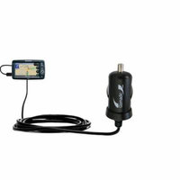 Gomadic Intelligent Compact Car / Auto DC Charger suitable for the Navman N40i - 2A / 10W power at half the size. Uses Gomadic TipExchange Technology