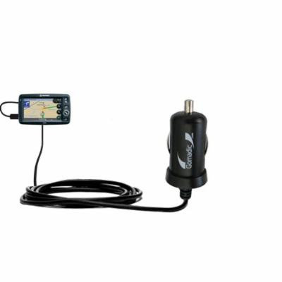Gomadic Intelligent Compact Car / Auto DC Charger suitable for the Navman N40i - 2A / 10W power at half the size. Uses Gomadic TipExchange Technology