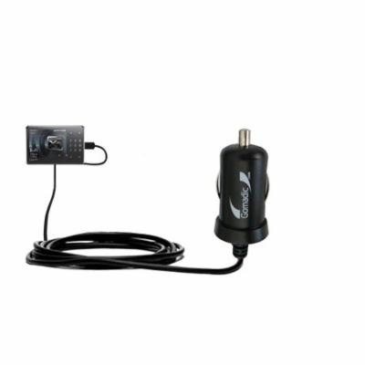 Gomadic Intelligent Compact Car / Auto DC Charger suitable for the Creative Zen X-Fi - 2A / 10W power at half the size. Uses Gomadic TipExchange Techn